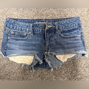 American Eagle Outfitters Blue Denim Shorts